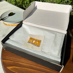 Brownie Slab With Decoration - Custom Text