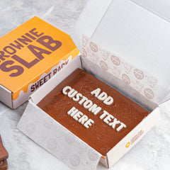 Happy Birthday Brownie Slab (No Decor)