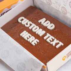 Happy Birthday Brownie Slab (No Decor)