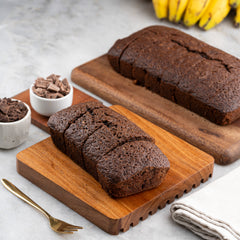 Mini Chocolate Banana Bread Loaf