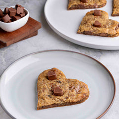 Nutella Stuffed Heart Shaped Cookies