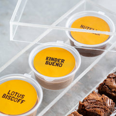 Acrylic Gift Box (Mini Nutella Brownies)