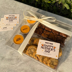Ultimate Happy Mother’s Day Acrylic Gift Box (Cookie & Brownie Bites)