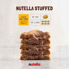 Nutella Stuffed Cookie