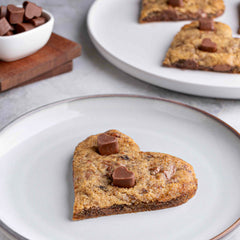 Nutella Stuffed Heart Shaped Cookies