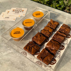 Happy Mother’s Day Acrylic Gift Box (Mini Nutella Brownies)