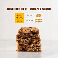 Dark Chocolate Caramel Shard Cookie