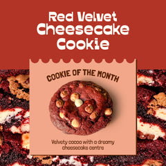 Red Velvet Cheesecake Cookie