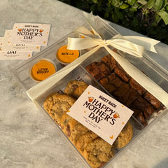 Ultimate Happy Mother’s Day Acrylic Gift Box (Cookie & Brownie Bites)
