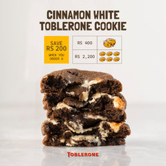 Cinnamon White Toblerone Cookie