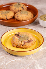 Chocolate Pistachio Kunafah Cookie