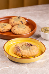 Chocolate Pistachio Kunafah Cookie