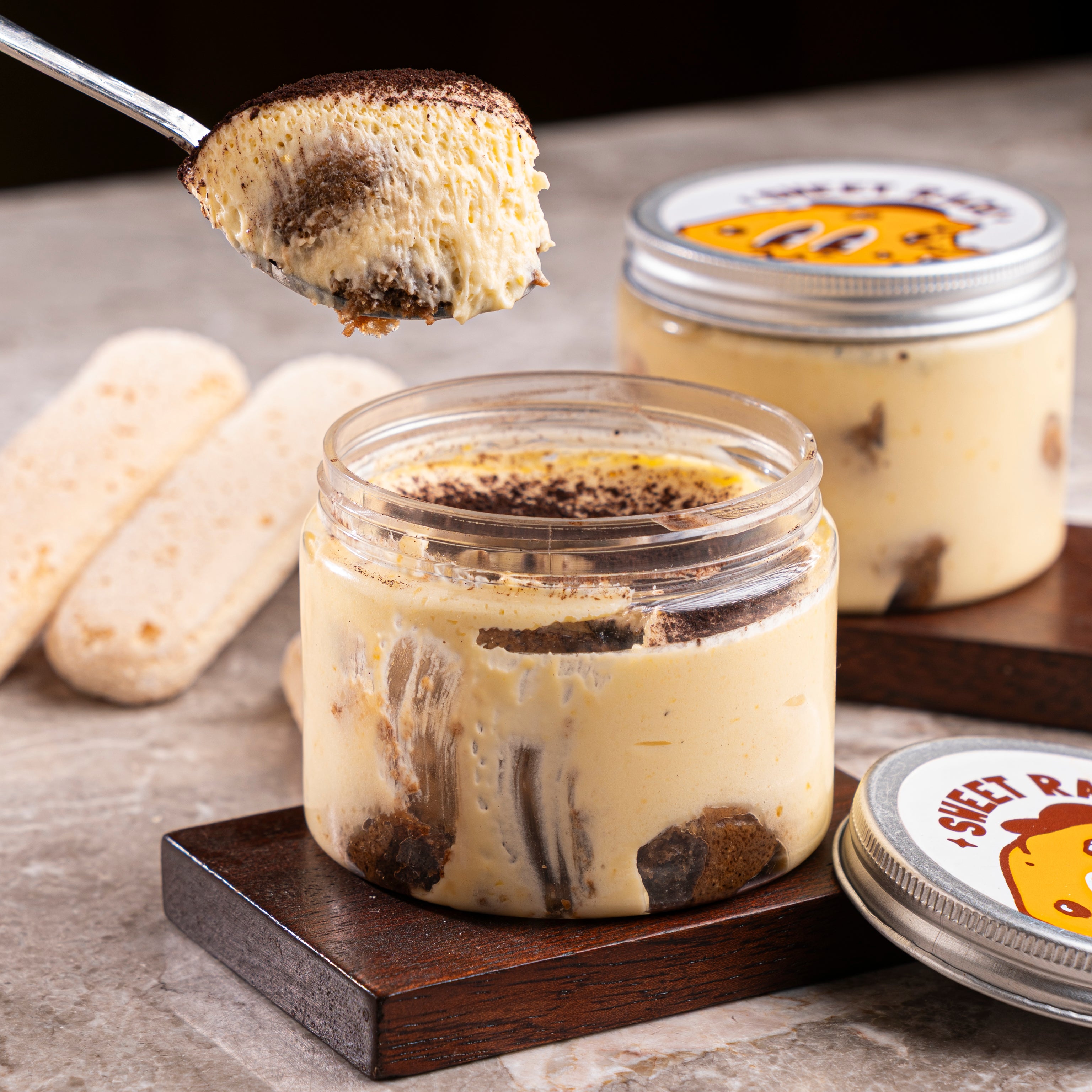 Authentic Tiramisu (Single Serving) – Sweet Rack - Lahore