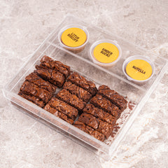 Acrylic Gift Box (Mini Nutella Brownies)