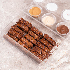 Acrylic Gift Box (Mini Nutella Brownies)