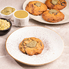 Chocolate Pistachio Kunafah Cookie