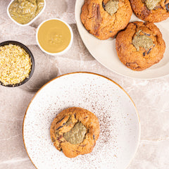 Chocolate Pistachio Kunafah Cookie
