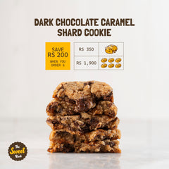 Dark Chocolate Caramel Shard Cookie