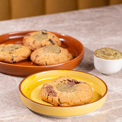 Chocolate Pistachio Kunafah Cookie