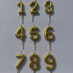 Numerical Birthday Candles