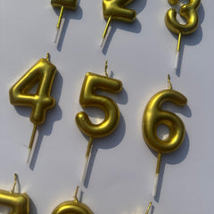 Numerical Birthday Candles